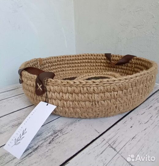 Чайно-кофейный набор из джута