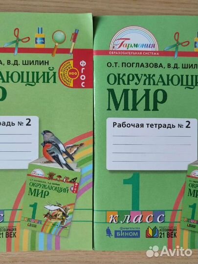 Рабочие тетради 1 класс Гармония
