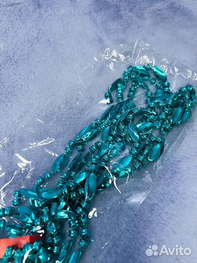 Новогодние украшения бусы