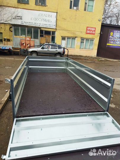 Прицеп-самосвал Кремень 2,5*1,29м высокий борт