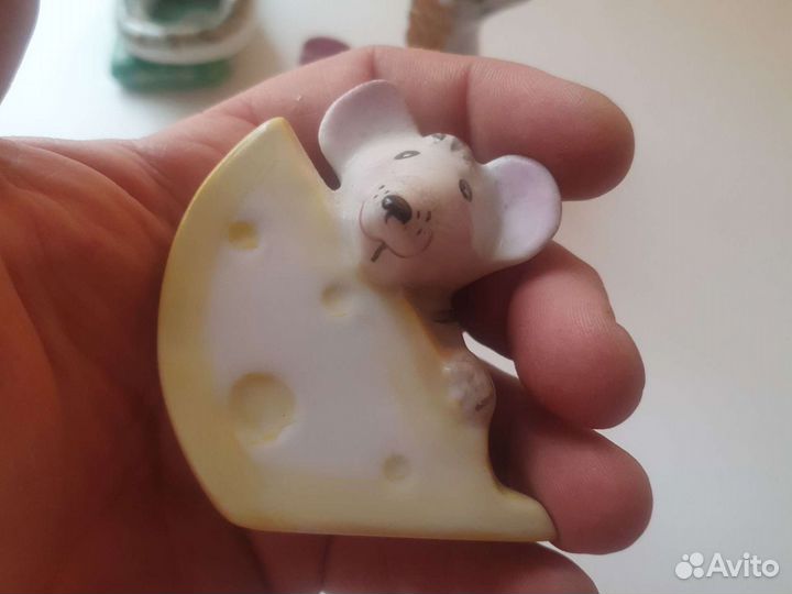 Мышь с сыром.Дулево 2 шт