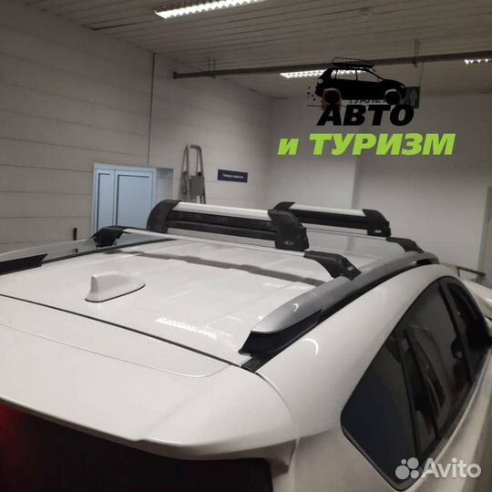 Багажник на рейлинги аэро без выступа Toyota Rav 4