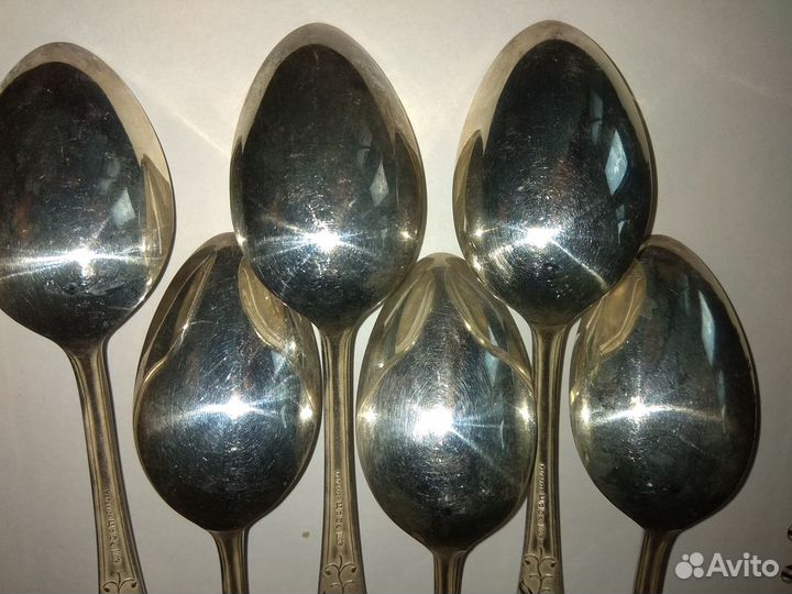 Мельхиоровые ложки 20,5см (без цинка) СССР