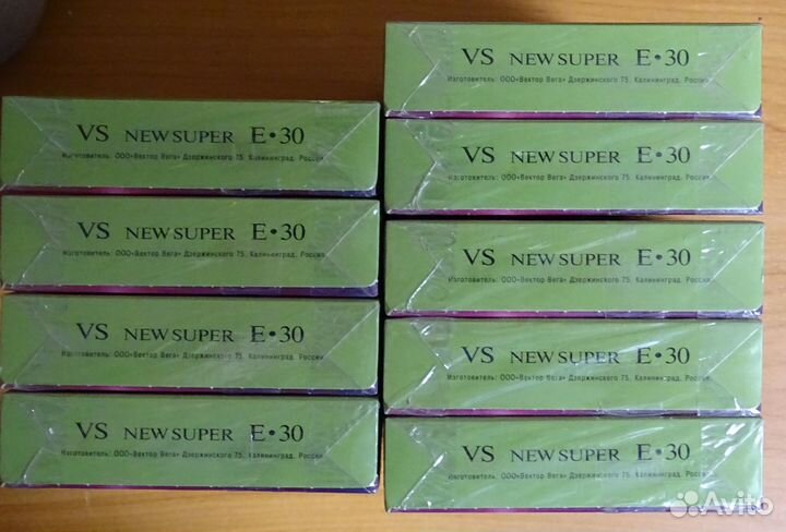 Видеокассеты новые запечатанные