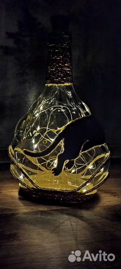 Светильник/ночник ручная работа на солнеч. батарее