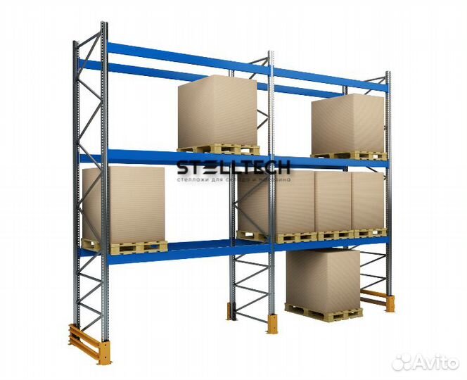Стеллаж промышленный / 3500*2700*1000