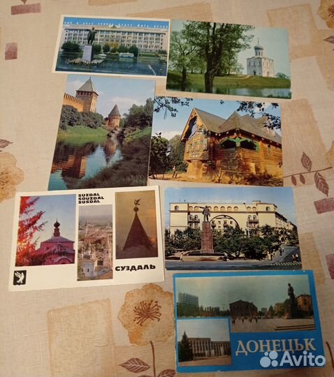 Открытки СССР комплекты по городам