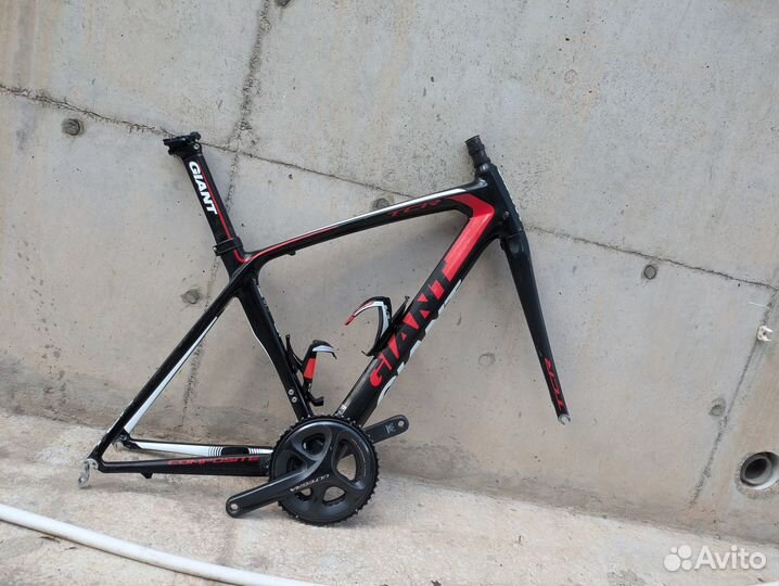 Рама Giant TCR + Ultegra 6800 52/36 + Велоносок