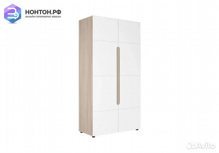 Шкаф 2-створчатый Палермо-3 ясень шимо светлый / б