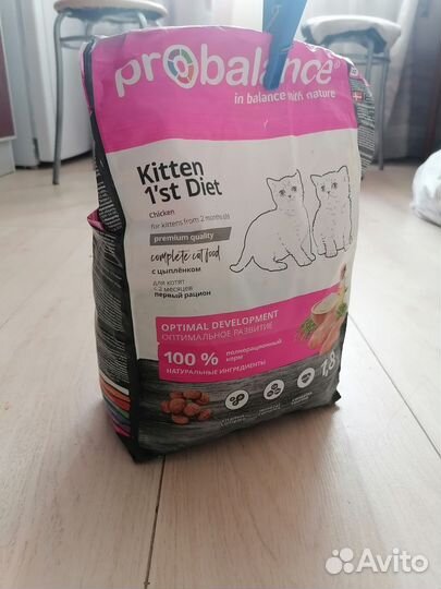 Сухой корм для котят