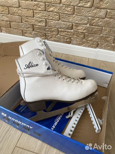 Коньки фигурные nordway alice бу 39