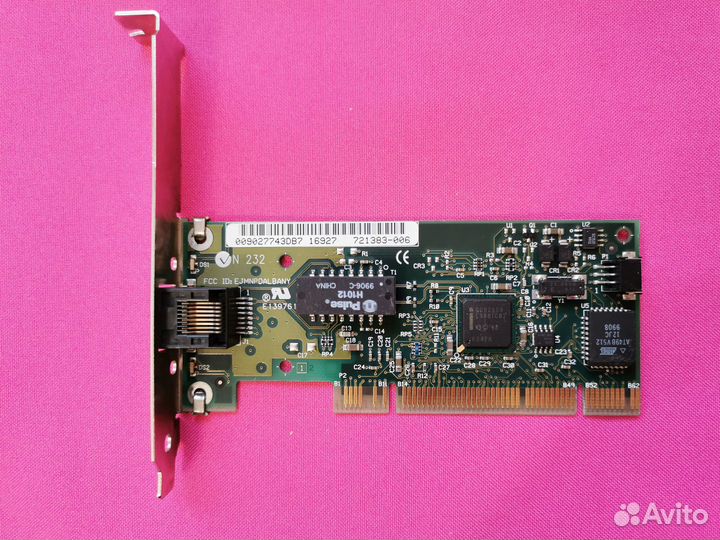 Сетевая карта Intel Ethernet Card PCI, 100Mbps TX