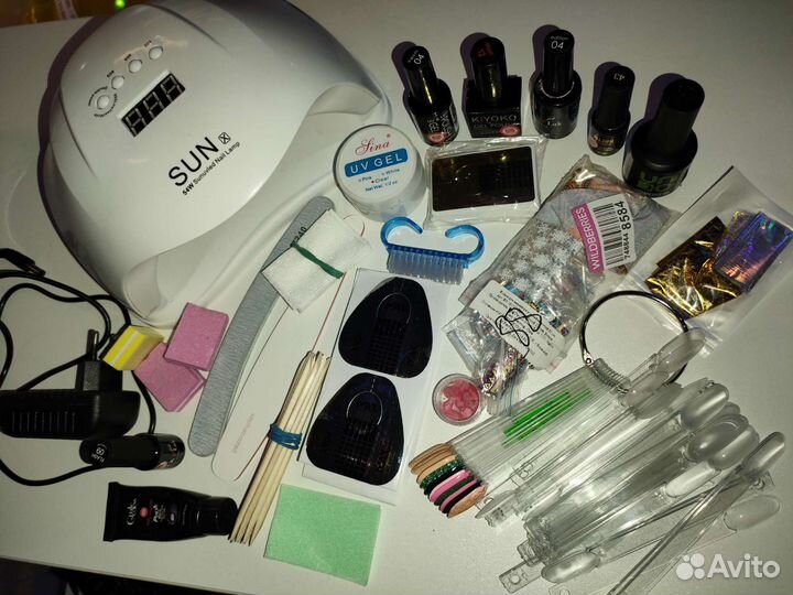 Набор с лампой для маникюра