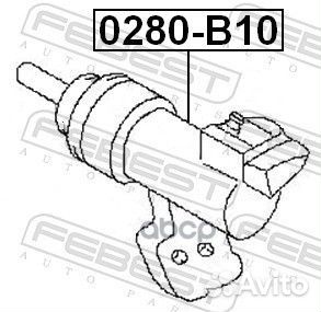 Цилиндр сцеления рабочий 0280-B10 0280-B10 Febest