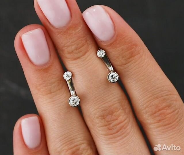 Серьги детские серебро