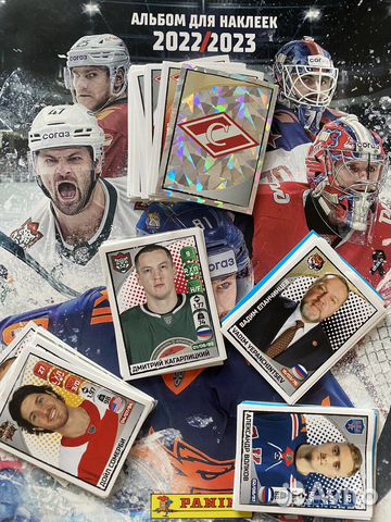 Наклейки panini кхл 2022 2023
