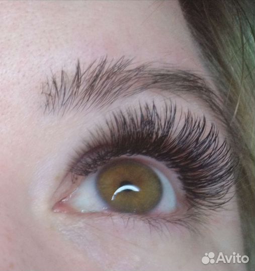 Наращивание, ламинирование ресниц на дому