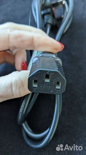 Кабель питания для монитора 3-х контактный