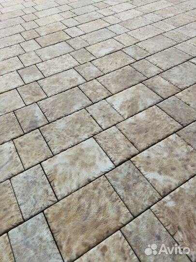 Плитка тротуарная бархан с кубиками
