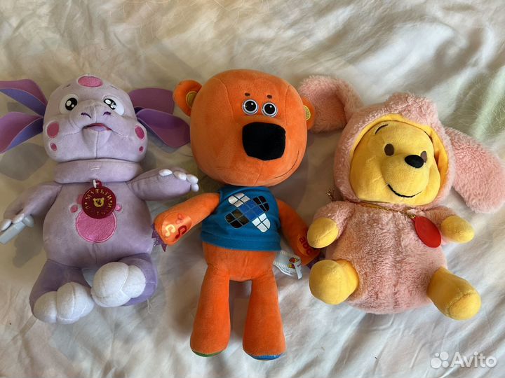 Игрушки герои кеша лунтик крепыш соник