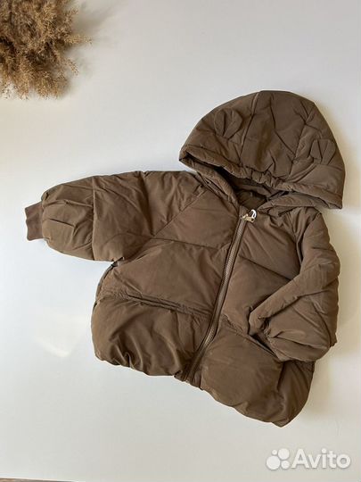 Куртка детская коричневая 86, 92, 110, 116, 122