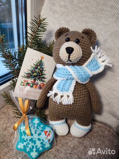 Вязаный мишка