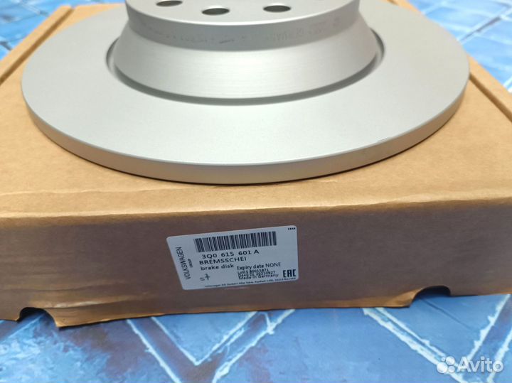 Диск тормозной audi A3 задний