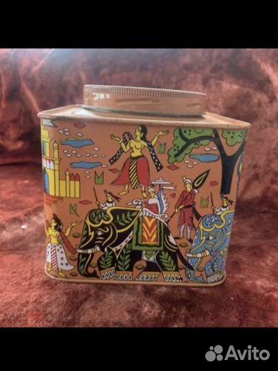 Банка из под чая. Индийский чай tosh'S TEA