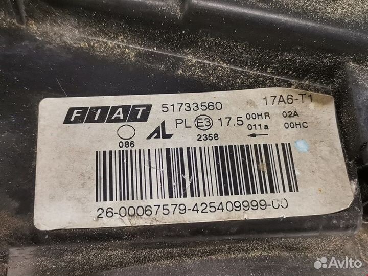 Фара передняя для Fiat Croma 2 (194) 51801265