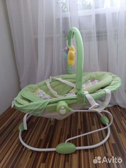 Детские качели шезлонг Babyton Funny Time 2 in 1