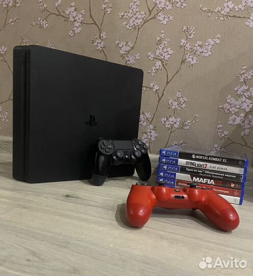 Sony PS4 Slim + Игры