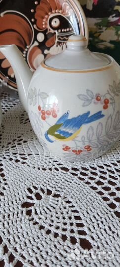 Заварочный чайник и сахарница СССР
