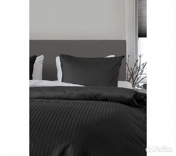 Постельное белье GoodNight Страйп-сатин 1,5 сп. (с