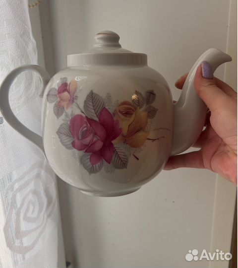 Заварочный чайник сахарница розетка СССР