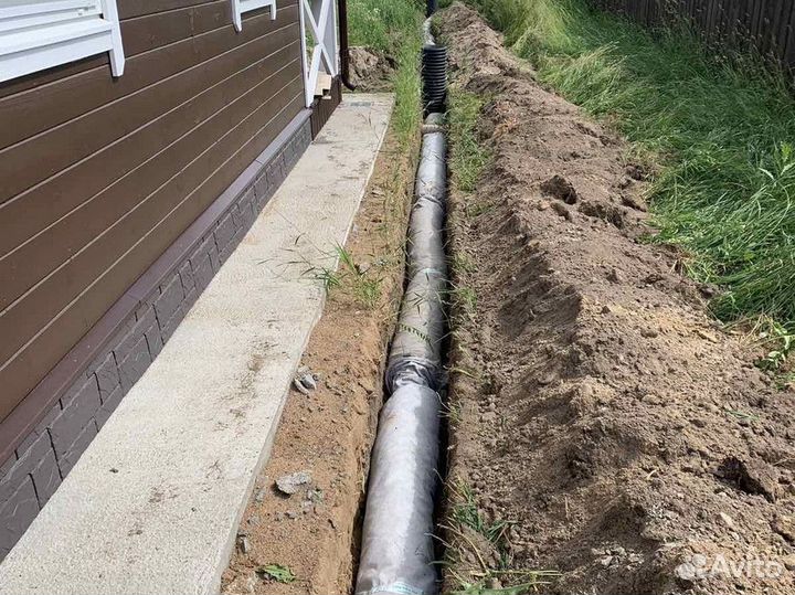 Дренажная труба в рассрочку