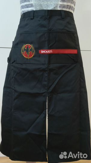 Фартук, ложка бармена bacardi, стоппер martini