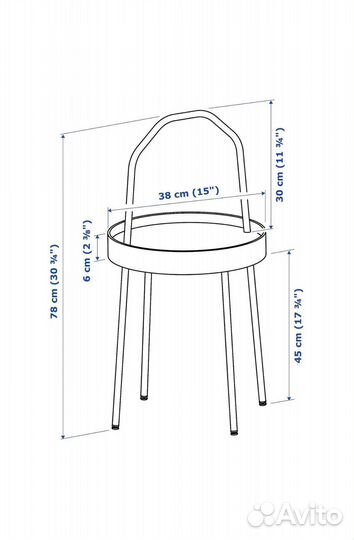 Журнальный столик IKEA