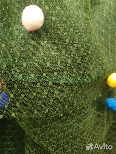 Новогоднее платье елочка 110