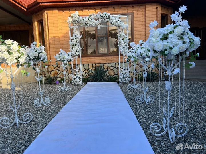 Фотозона, свадебная арка