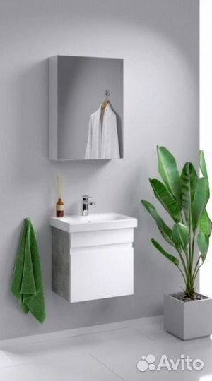 Тумба с раковиной Aqwella SMART SRT0105BS+UM-MOD50SL/1