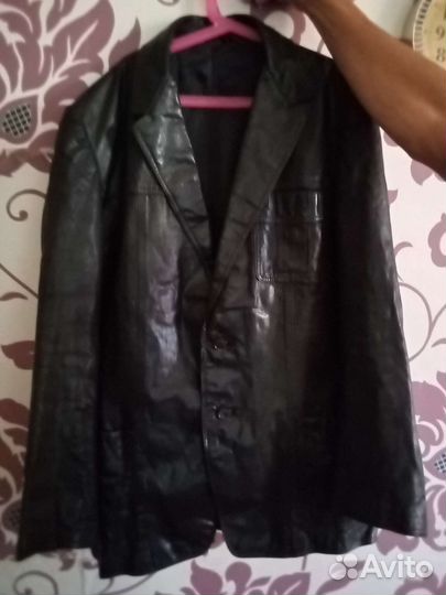 Кожаный пиджак
