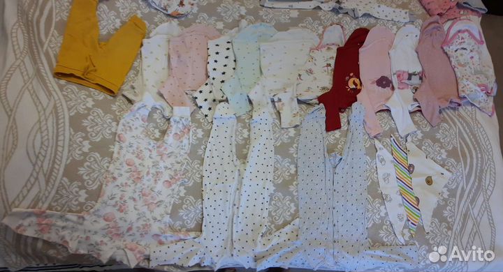 Детские вещи пакетом для девочек 74-80 см
