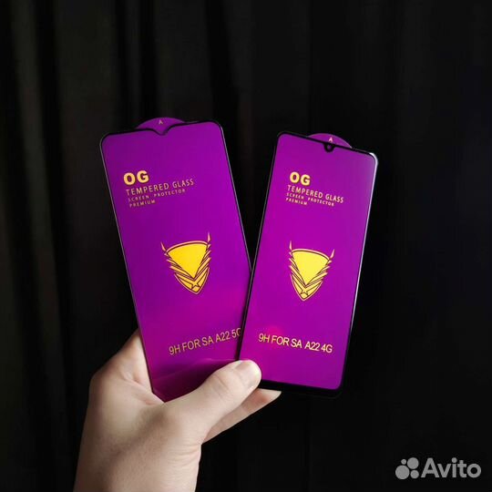 Защитное стекло на все модели Samsung с установкой