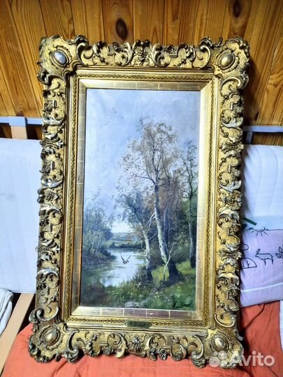 Картина старинная R. dukat