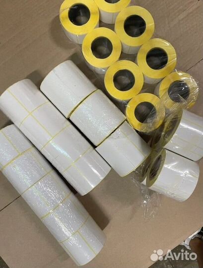 Термоэтикетки от (43 на 25)