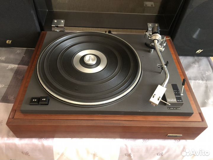 Виниловый проигрыватель hitachi PS-33