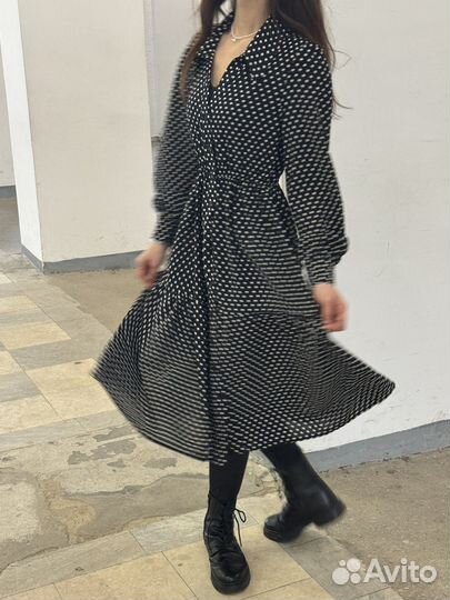 Платье в горошек