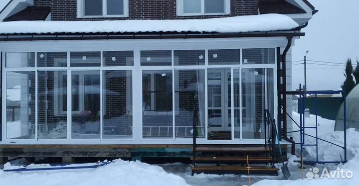 Остекление окон и балконов пвх