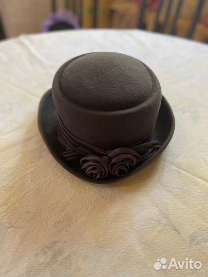 Шляпа фетровая женская