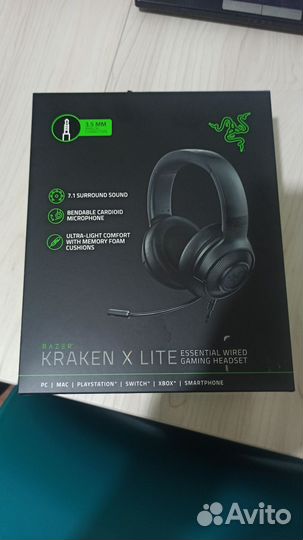 Игровые наушники Razer Kraken x lite